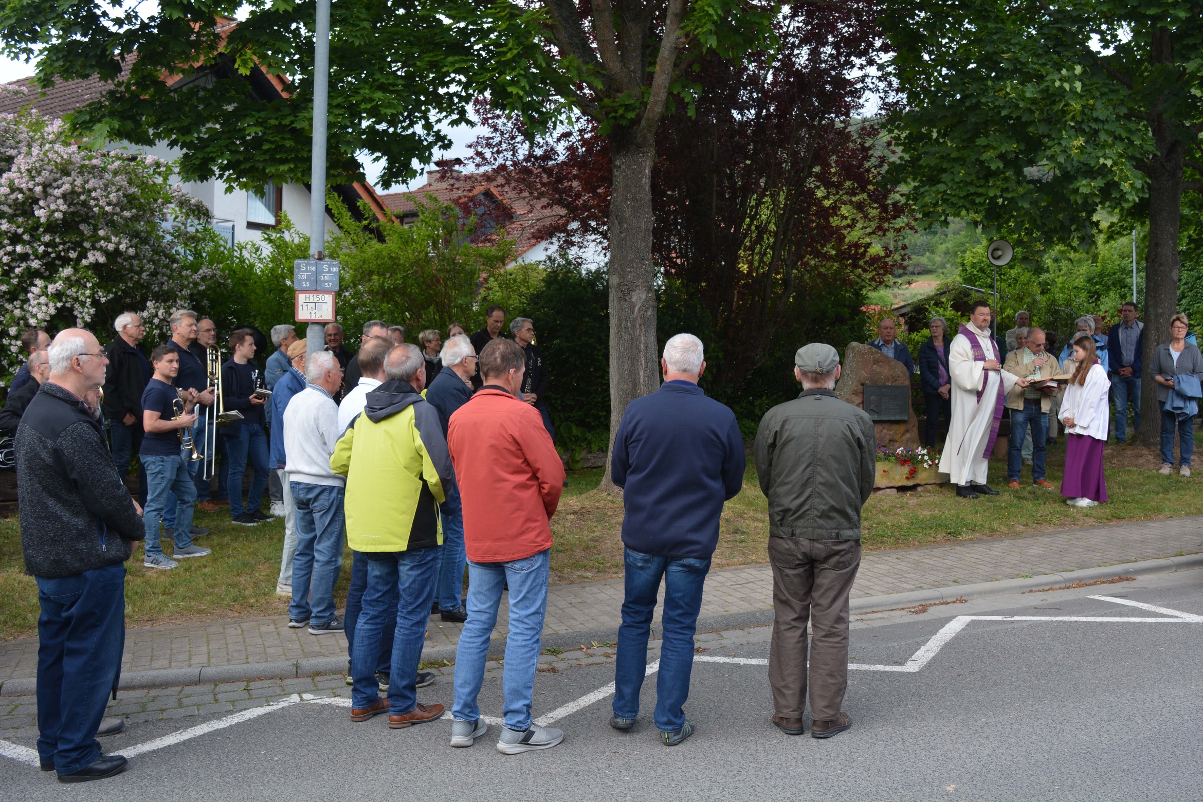 Bittgang zum Kolpinggedenkstein Bürgstadt 2025 Bittgang zum Kolpinggedenkstein Bürgstadt 2025