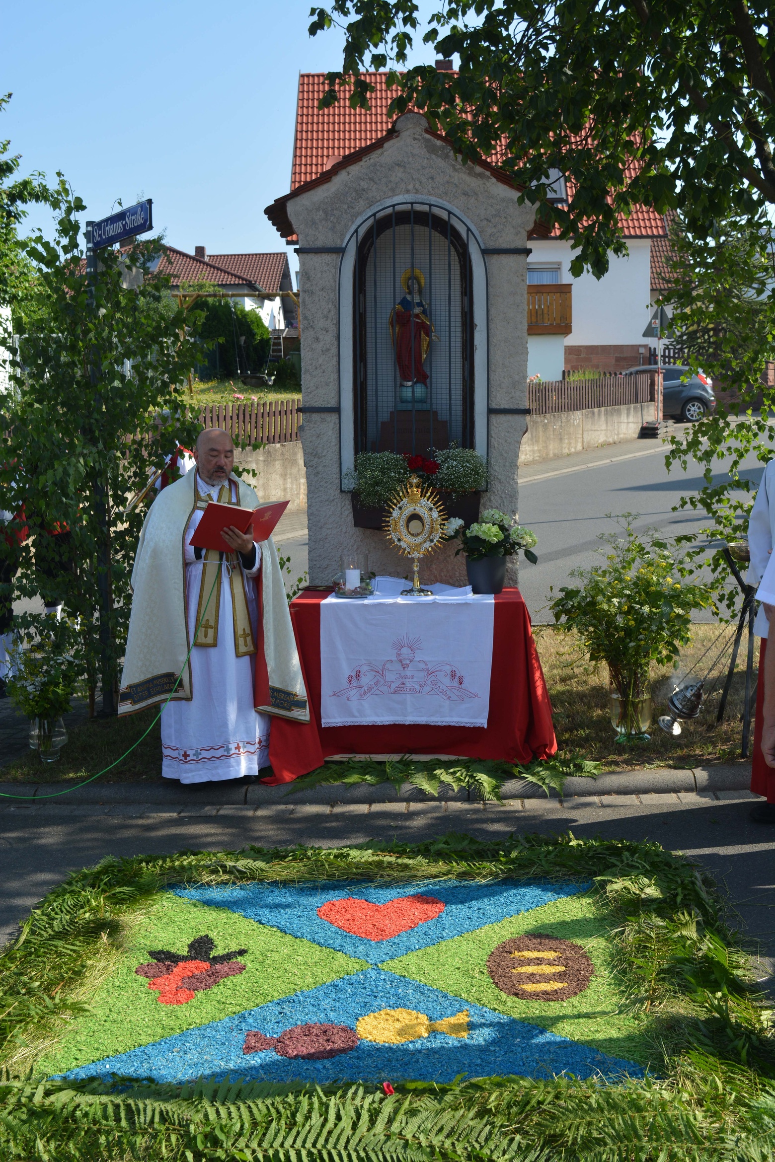 Fronleichnamsprozession 2025 in Bürgstadt Fronleichnamsprozession 2025 in Bürgstadt
