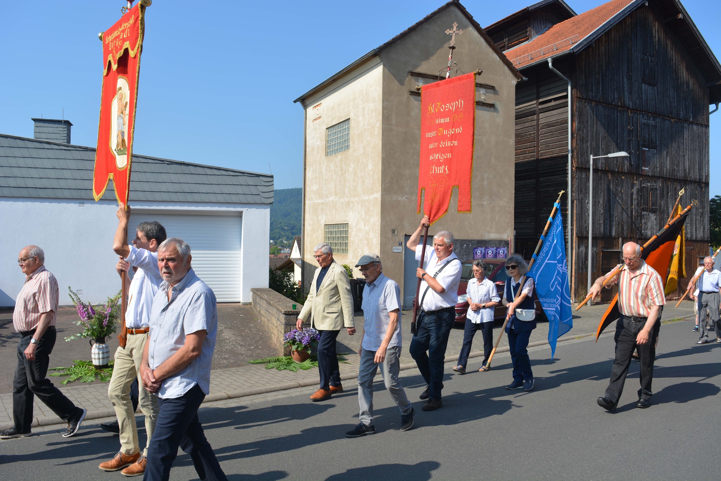 Fronleichnamsprozession 2025 in Bürgstadt Fronleichnamsprozession 2025 in Bürgstadt