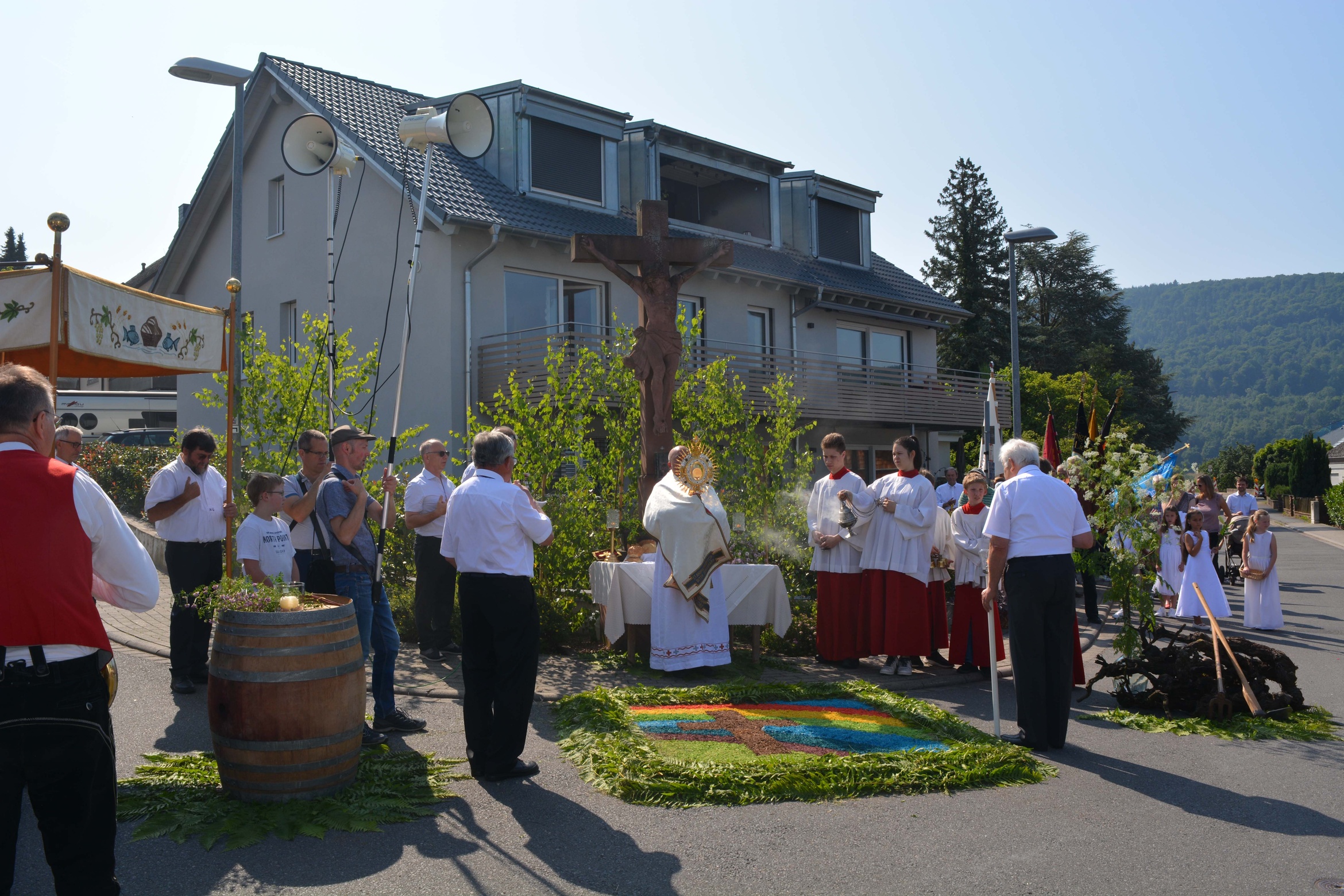 Fronleichnamsprozession 2025 in Bürgstadt Fronleichnamsprozession 2025 in Bürgstadt